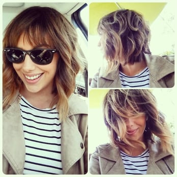 Desa Salon - I cut almost 14 inches off in total and I love it, and she gave me a cool ombre!! - Hair Salons Near Me - Costa Mesa, California