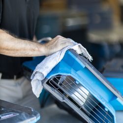 Ensuring all equipment is cleaned and sanitized between use