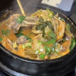 Kalbi Kim chi soup