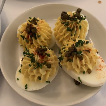 Bouchon - Deviled eggs - French Near Me - Yountville, California Bouchon - Deviled eggs - French Near Me - Yountville, California