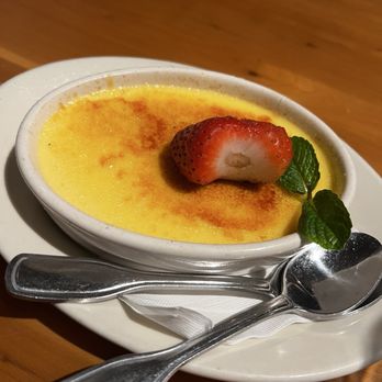 Black Angus Steakhouse - Creme brûlée with the campsite dinner for two - Steakhouses Near Me - Montclair, California Black Angus Steakhouse - Creme brûlée with the campsite dinner for two - Steakhouses Near Me - Montclair, California