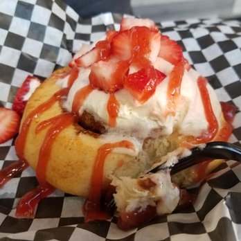 Cinnaholic - Strawberry off the menu - Desserts Near Me - Seattle, Washington Cinnaholic - Strawberry off the menu - Desserts Near Me - Seattle, Washington