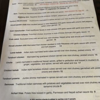 Himali Bistro - Menu - Indian Near Me - Burlingame, California Himali Bistro - Menu - Indian Near Me - Burlingame, California