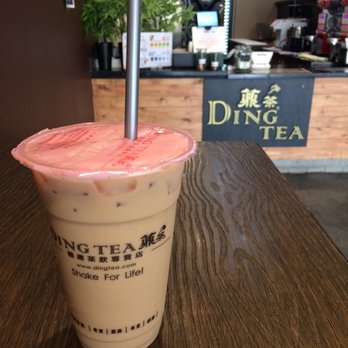 Ding Tea - Raw sugar milk tea (aka brown sugar milk tea) with 70% sugar and less ice - great drink! - Coffee & Tea Near Me - San Diego, California
