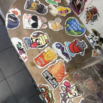 Biao Sugar - Cute stickers on counter - Bubble Tea Near Me - New York, New York Biao Sugar - Cute stickers on counter - Bubble Tea Near Me - New York, New York