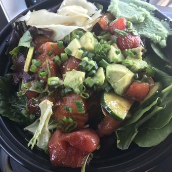 Poke Qube - Salmon Tuna and Salad Poke bowl - Poke Near Me - Vancouver, Washington Poke Qube - Salmon Tuna and Salad Poke bowl - Poke Near Me - Vancouver, Washington