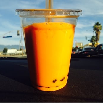 Foster's Donuts - Thai Iced Tea with boba - Donuts Near Me - Redlands, California Foster's Donuts - Thai Iced Tea with boba - Donuts Near Me - Redlands, California