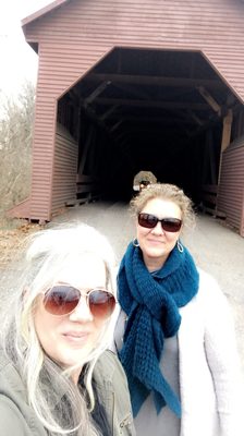 Meems Bottom Covered Bridge by null