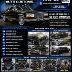 Uptown Boys Auto Customs - Flyer