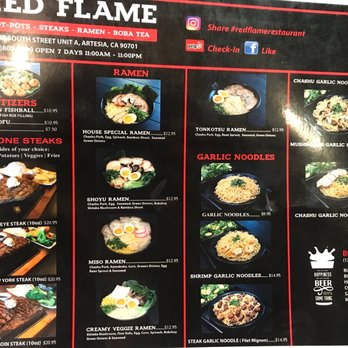 Red Flame - Menu 09/30/22 - Hot Pot Near Me - Artesia, California Red Flame - Menu 09/30/22 - Hot Pot Near Me - Artesia, California