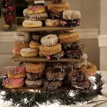 Kane's Donuts - We had donuts instead of a wedding cake (little one up top was for show) and people haven't stopped talking about them! - Donuts Near Me - Saugus, Massachusetts