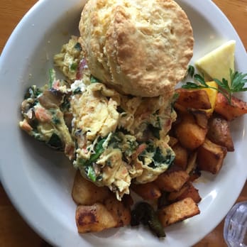 Both Ways Cafe & Catering - My scramble with the killer biscuit! - Breakfast & Brunch Near Me - Seattle, Washington Both Ways Cafe & Catering - My scramble with the killer biscuit! - Breakfast & Brunch Near Me - Seattle, Washington