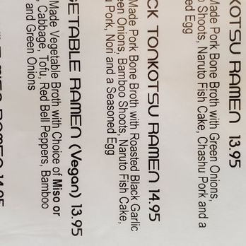 Mampuku Ramen - Menu - Ramen Near Me - Santa Fe, New Mexico
