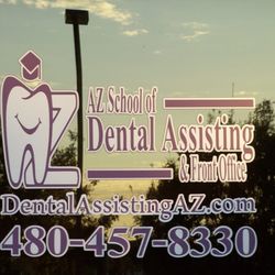 A-Z School of Dental Assisting & Front Office - a-z- dental assisting & front office sign
