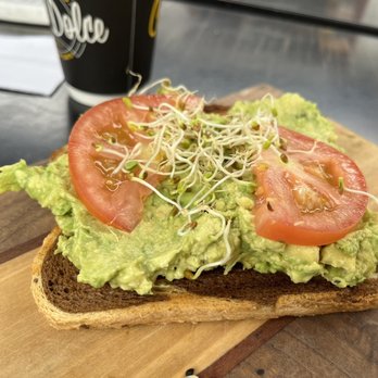 Cafe Dolce - Avocado toast - Coffee & Tea Near Me - Solvang, California Cafe Dolce - Avocado toast - Coffee & Tea Near Me - Solvang, California
