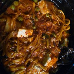 Mapo tofu ramen.  DO NOT ORDER!  Absolutely no taste, no meat, dunno what I'm eating except speech mush.