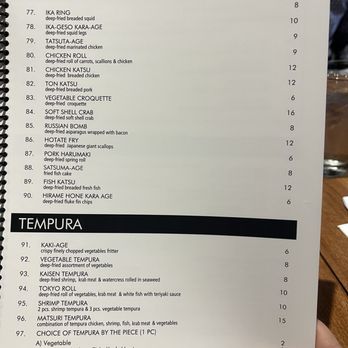 Matsuri - Menu - Japanese Near Me - Coral Terrace, Florida