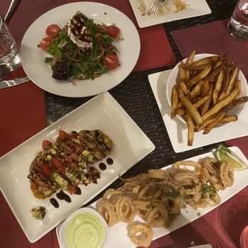 Lamoraga - Fries, Calamari, Avocado Pincho, Goat Cheese Salad - Spanish Near Me - Naples, Florida