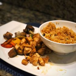 Zen - Chicken, veggies, & fried rice!