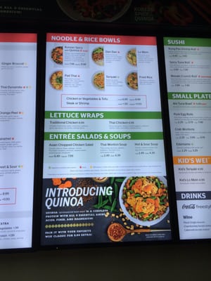 Menu photo 7 Pei Wei Asian Kitchen Coral Springs, FL