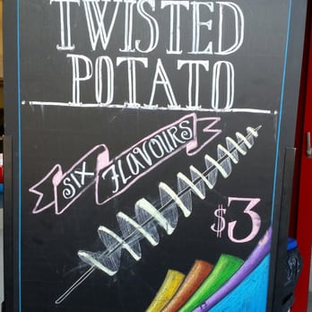 Eats At The Pier - a sign for twisted potato - Fast Food Near Me - New Westminster, British Columbia Eats At The Pier - a sign for twisted potato - Fast Food Near Me - New Westminster, British Columbia