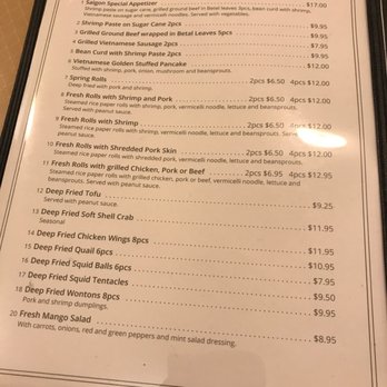 Pho Saigon - Menu - Vietnamese Near Me - Pickering, Ontario