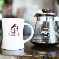 Gremlin Growlers - Gremlin mug and Osaka brewing carafe for pour overs.
