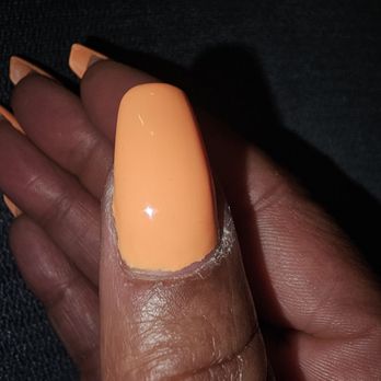 Trendy Nails Salon - 4 days after gel x fill. + I paid for cuticle removal which she charged me $22. And called it a manicure - Nail Salons Near Me - Los Angeles, California