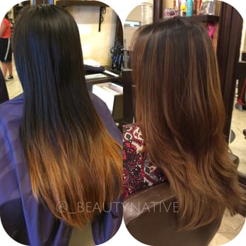 Stacy Monroe's Salon - Before and after- ombré, cut and blowout! Thanks Selina! - Hair Salons Near Me - Castro Valley, California Stacy Monroe's Salon - Before and after- ombré, cut and blowout! Thanks Selina! - Hair Salons Near Me - Castro Valley, California