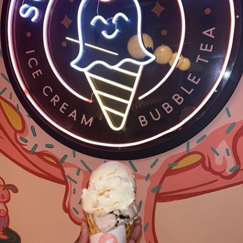 Sugar Ghost Ice Cream and Bubble Tea - Vanilla with caramel and cookies and cream - Ice Cream & Frozen Yogurt Near Me - Memphis, Tennessee Sugar Ghost Ice Cream and Bubble Tea - Vanilla with caramel and cookies and cream - Ice Cream & Frozen Yogurt Near Me - Memphis, Tennessee