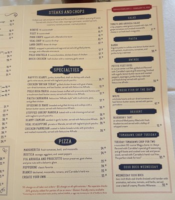 Menu photo 1 Carrabba's - The Original on Kirby Houston, TX Menu photo 1 Carrabba's - The Original on Kirby Houston, TX