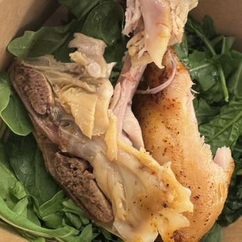 Goop Kitchen - Echo Park Eats - Food poisoning from this old chicken. It got to me in 13 minutes from Uber Eats yet the fat is all coagulated. - Pizza Near Me - Los Angeles, California Goop Kitchen - Echo Park Eats - Food poisoning from this old chicken. It got to me in 13 minutes from Uber Eats yet the fat is all coagulated. - Pizza Near Me - Los Angeles, California