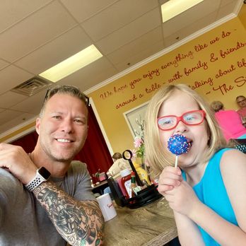 Seven Sisters Kitchen - My daughter said this is the best meal ever!!!!  She had Watermelon, brownie pop and a Cinnamon roll scone. - Bakeries Near Me - Johns Creek, Georgia