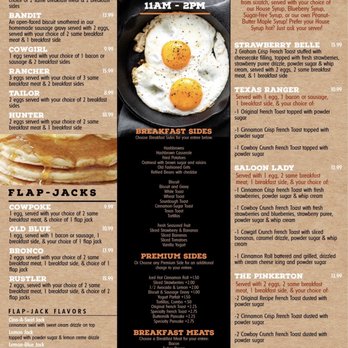 Oldwest Cafe - Page from menu - Breakfast & Brunch Near Me - Denton, Texas Oldwest Cafe - Page from menu - Breakfast & Brunch Near Me - Denton, Texas