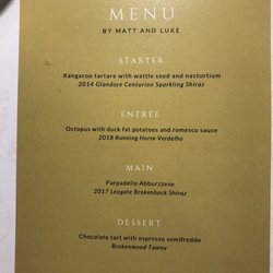 Seraphine - Menu is awesome!