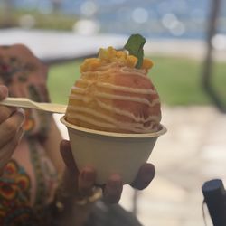 HulaScoops - Mango and guava Pineapple dole whip