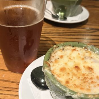 Danaher’s Pub - Cup of French Onion soup , and a seasonal Pumpkin Ale! - Irish Pub Near Me - Fairfield, New Jersey