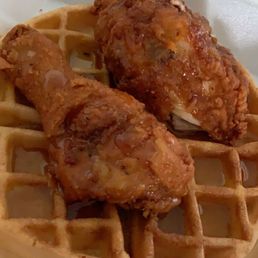 33. 3 Pieces Belgium Waffle with Fried Chicken 33. 3 Pieces Belgium Waffle with Fried Chicken