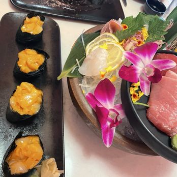 Ro Hyde Park - Spicy scallops and sashimi platter - Asian Fusion Near Me - Tampa Bay, Florida Ro Hyde Park - Spicy scallops and sashimi platter - Asian Fusion Near Me - Tampa Bay, Florida
