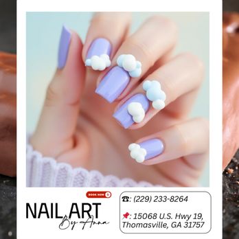 Nails Art By Anna - Your nails are an extension of your personality! Ready to show off your style? Our talented techs can bring your vision to life. - Nail Salons Near Me - Thomasville, Georgia Nails Art By Anna - Your nails are an extension of your personality! Ready to show off your style? Our talented techs can bring your vision to life. - Nail Salons Near Me - Thomasville, Georgia