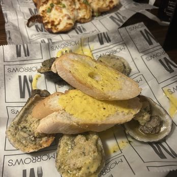 Morrow's - Morrows Chargrilled Oysters- not my favorite! - Cajun/Creole Near Me - New Orleans, Louisiana