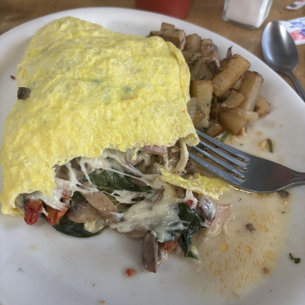 Gravy - Greco Omelette, had to show the packed inside! - American Near Me - Portland, Oregon