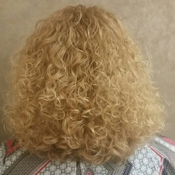 JCPenney Salon - After Chi Blowout. This is the next day after she washed her hair. Notice how soft and relaxed the curls are. Amazing! - Hair Salons Near Me - Modesto, California