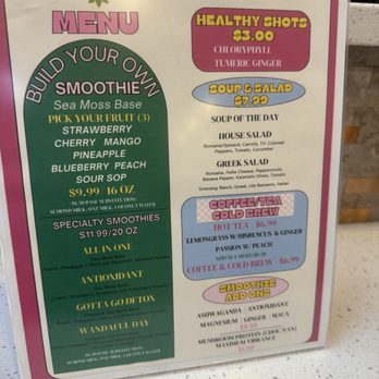 Wandaful Herbs - Restaurant offerings. - Vitamins & Supplements Near Me - Duluth, Georgia