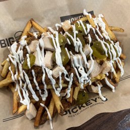 BEER GUYS SPECIAL FRIES. 10/10 recommend this off menu item. Pair it with an IPA or a Margarita for best results.