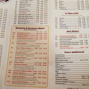 Chop Suey King Chinese Restaurant - Menu pt.2 1.21.20 - Chinese Near Me - Chicago, Illinois