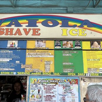 Waiola Shave Ice - Ice Cream & Frozen Yogurt Near Me - Honolulu, Hawaii
