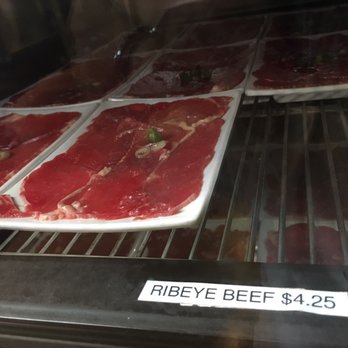 Hot Pot City - Ribeye steak -- a little too thin or skimpy , but very tasty marinated  steak‼ - Vietnamese Near Me - Westminster, California