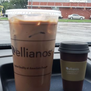 Ellianos Coffee - Iced Caffe Mocha; a nice Chocolatey Coffee (Large: $4.90) - Coffee & Tea Near Me - Orange Park, Florida Ellianos Coffee - Iced Caffe Mocha; a nice Chocolatey Coffee (Large: $4.90) - Coffee & Tea Near Me - Orange Park, Florida