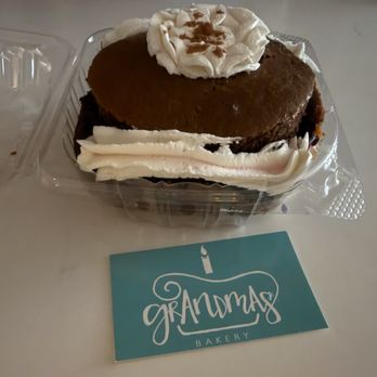 Grandmas' Bakery - Giant piece of German chocolate cake was moist and delicious. - Bakeries Near Me - Dallas, Texas Grandmas' Bakery - Giant piece of German chocolate cake was moist and delicious. - Bakeries Near Me - Dallas, Texas
